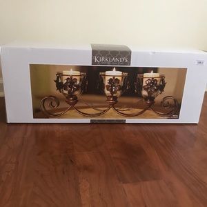 Home decor candles holder brand new unopened box.